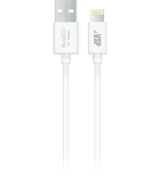 Дата-кабель iPhone 8pin VSP 2А/1,0m белый