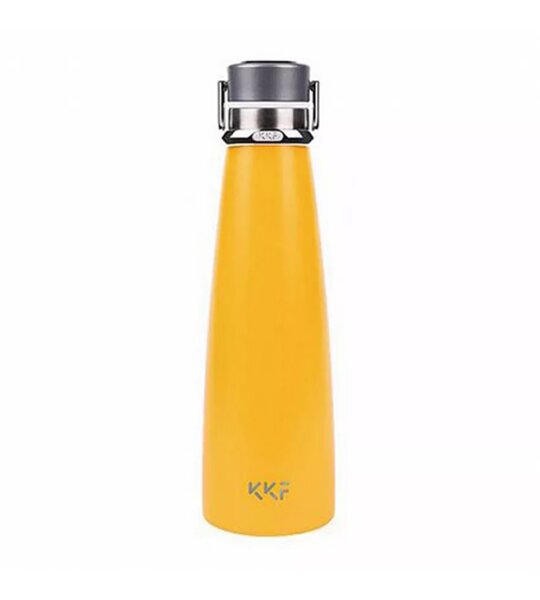 Термобутылка KissKissFish Smart Vacuum Bottle Yellow
