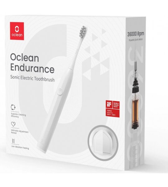 Электрическая зубная щетка Oclean Endurance Eco white